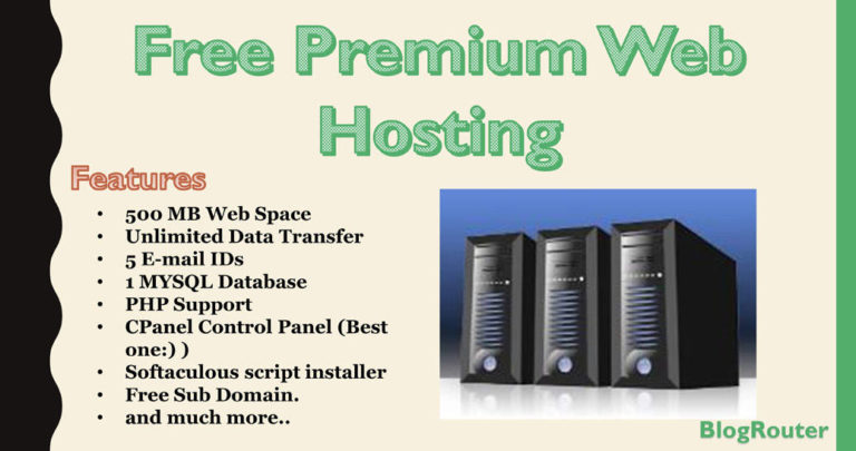 [Discontinued] Free Premium Web Hosting 2017