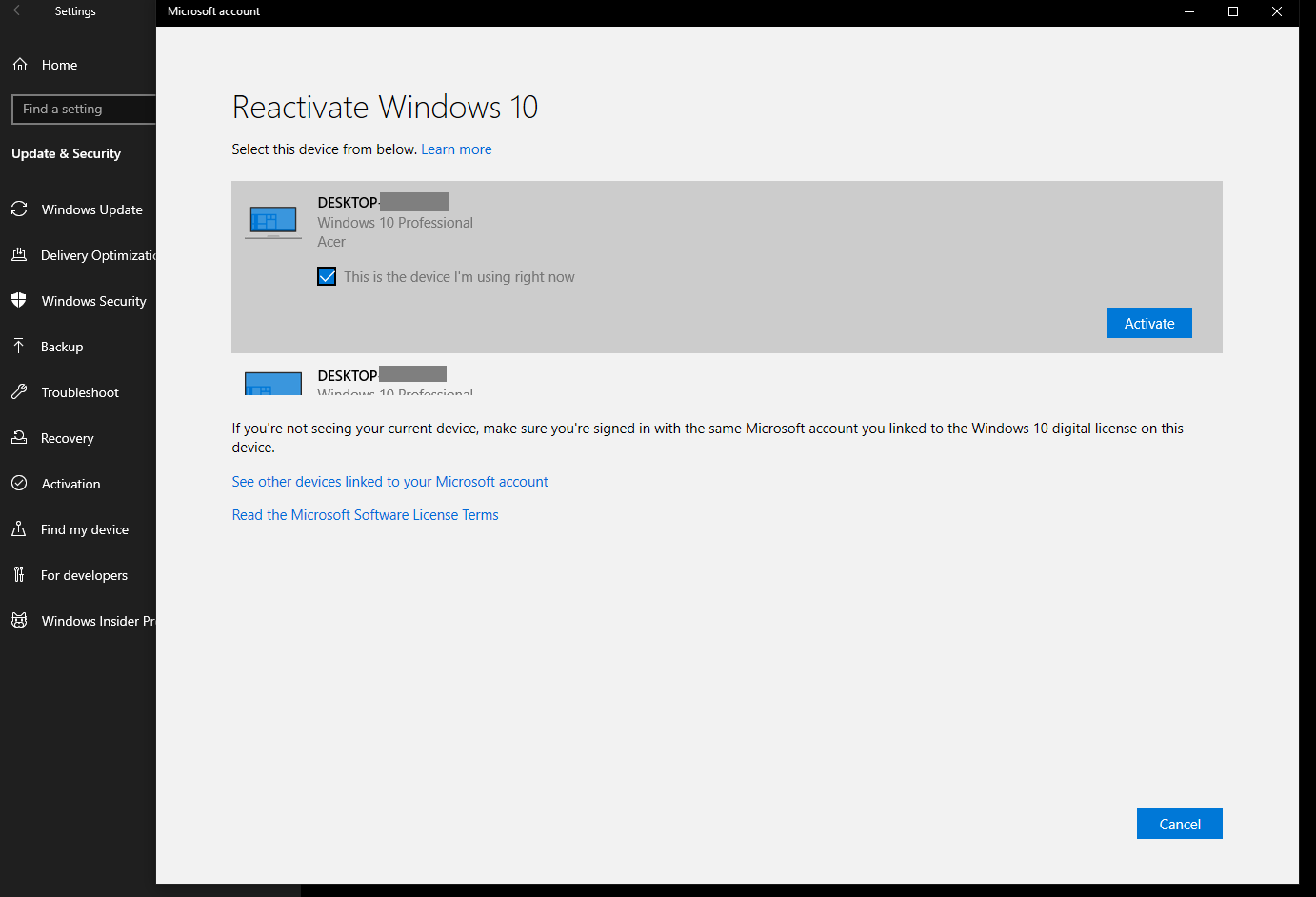 how to find your machine id windows 10