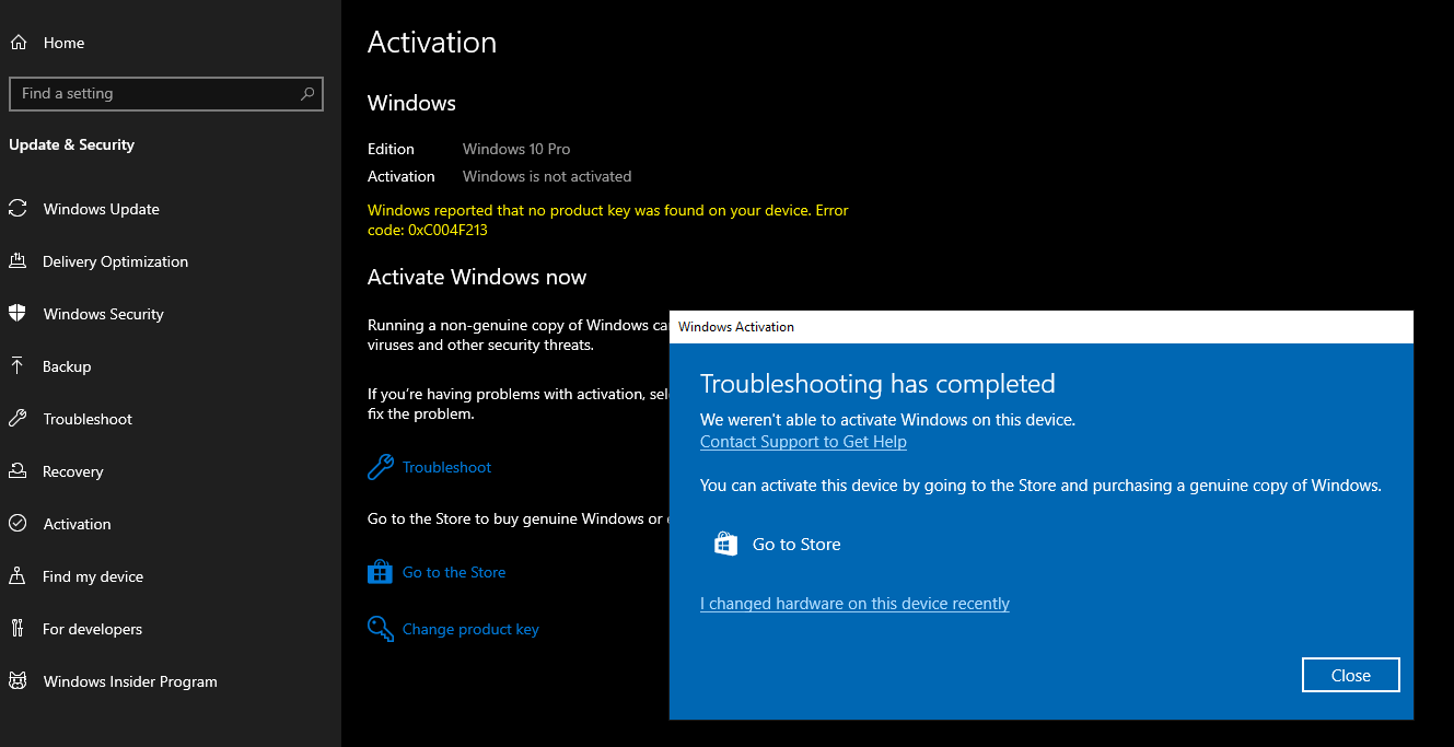 Re-activating Windows 10 after Hardware Change or Transfer License to a ...